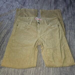 Y2K Vintage Lowrise Old Navy Velvet Stretch Bootcut Pants Tan Women Size 2‎